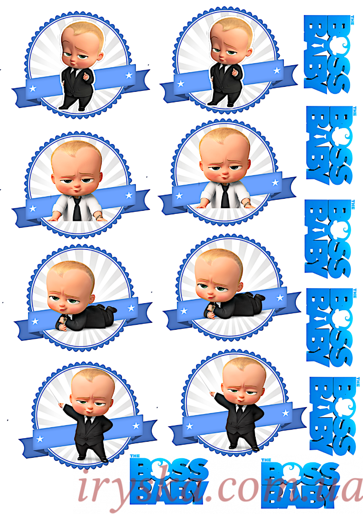 Вафельные картинки босс