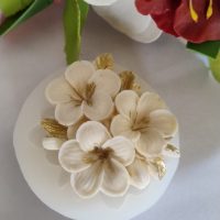 Молд квіти 3 шт букет