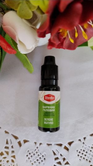 Гелевий барвник Блакитний 20 г, Slado