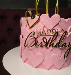 Топер Happy Birthday QW 24