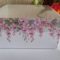 Коробки для солодощів 5шт Рожеві квіти