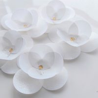 Набір Квіти білі 8 см