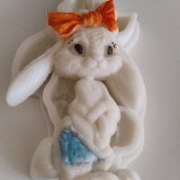 Силіконовий молд 2D Зайчик