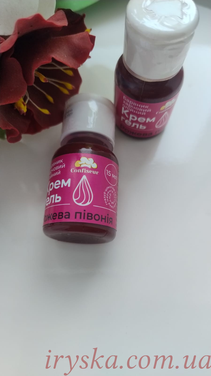 Барвник крем-гель півонії
