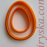 Набір вирубок яйця 2 шт пластик