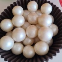 Посипка цукрові перлини перламутр 1 см 50 г