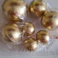 Готові декори Сфери золоті